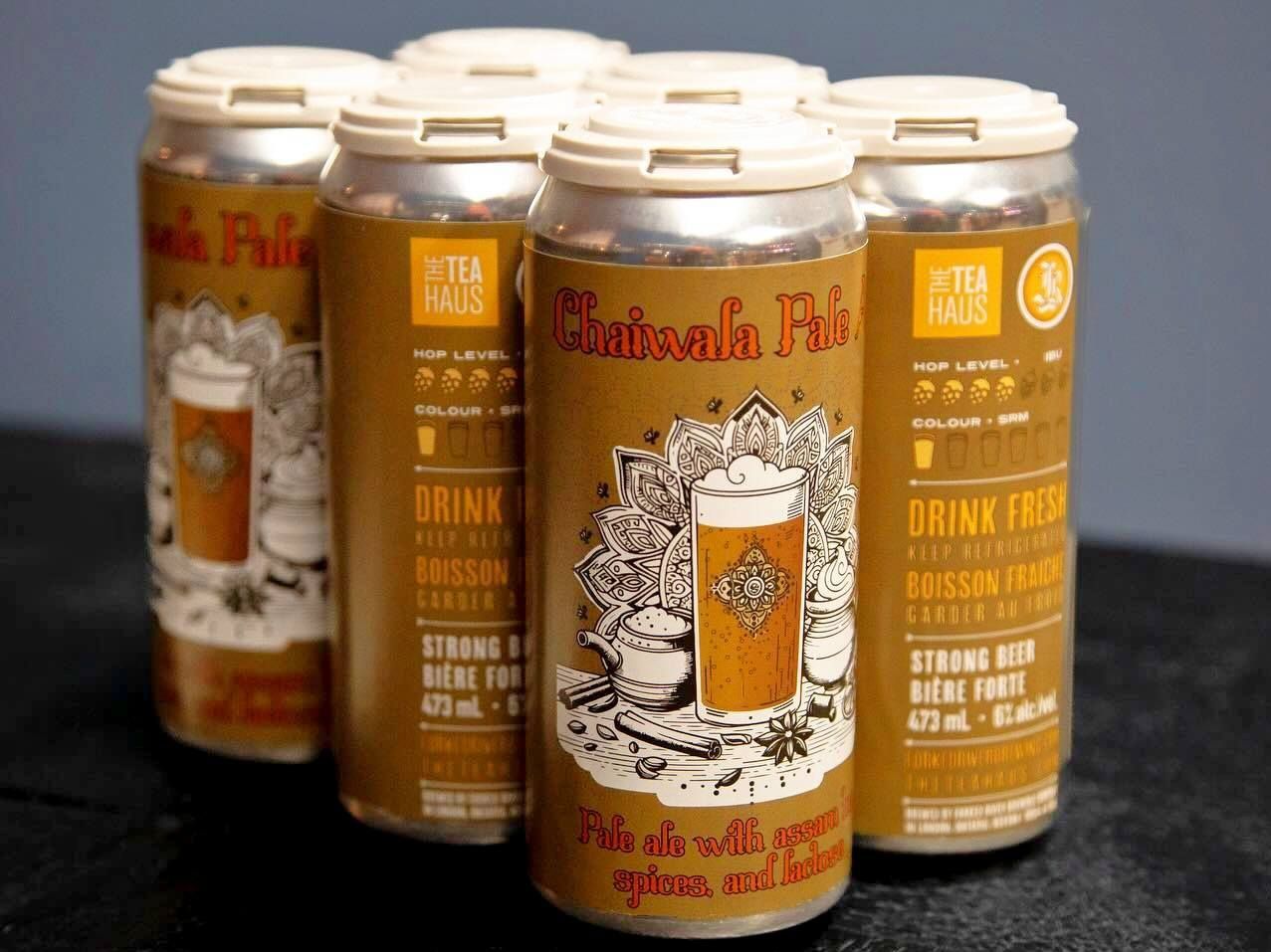 Forked River tapped into the expertise of the Tea Haus at Covent Garden Market for Chaiwala, a pale ale with traditional chai spices and black tea. (Forked River photo)