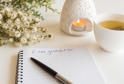 Many people swear by a gratitude journal. (Getty Images)