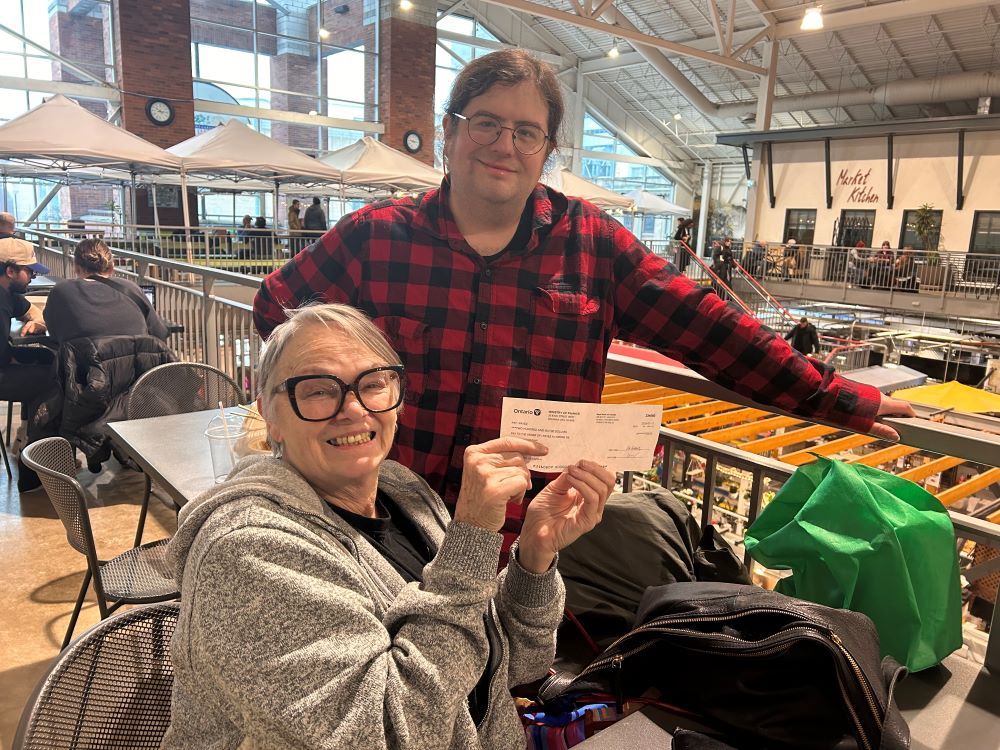 Joan Brennan and Caleb Heddle