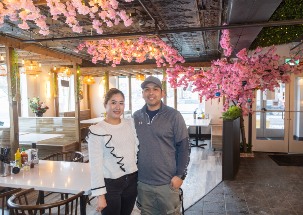 Socheata Kang and her husband Kenny Chan were photographed in their new Vietnamese restaurant, Pho Ncon Dat Viet, in downtown London on Feb. 14, 2025. Derek Ruttan/The London Free Press