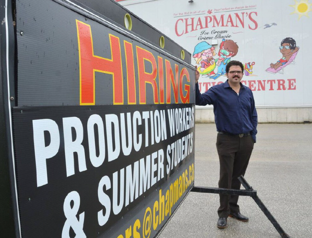 Ashley Chapman of Chapman's Ice Cream in Markdale, near Owen Sound, is shown in a Postmedia file photo