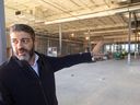 Regional director Sherif K. El Gharbawy is shown inside a new Adonis Mediterranean supermarket being built on Wonderland Road South near Bradley Avenue in London. Photo taken on April 22, 2025. (Mike Hensen/The London Free Press)