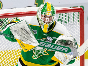 Austin Elliot of the London Knights