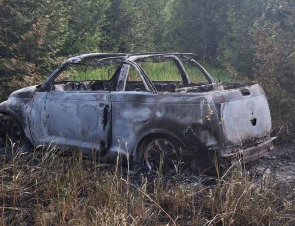 Vehicle sought in fatal hit-and-run found, destroyed by fire
