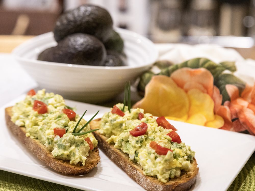 Avocado egg salad toasts might change your mind about egg salad. (Derek Ruttan/The London Free Press)