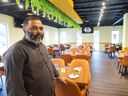 Ranu Varghese of The Chef's Paradise restaurant was photographed in the eatery at 530 Clarke Rd. In London on June 4, 2025. (Mike Hensen/The London Free Press)