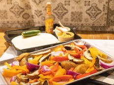 Veggie fajitas