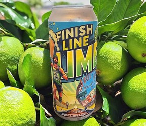Finish Line Lime is an infused lager from Broken Rail Brewing in St. Marys that’s running up the fundraising tally for Ronald McDonald House. (Broken Rail photo)