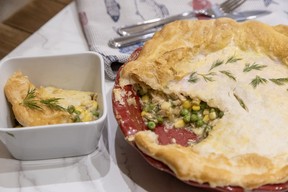 Salmon pie
