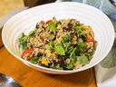 Barley Salad with Roasted Vegetables is a substantial salad that takes advantage of seasonal vegetables. (Mike Hensen/The London Free Press)