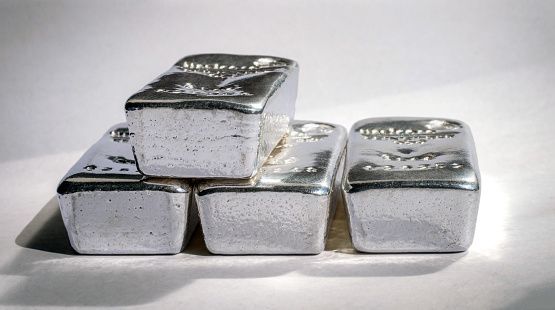 bullion bars of precious metal