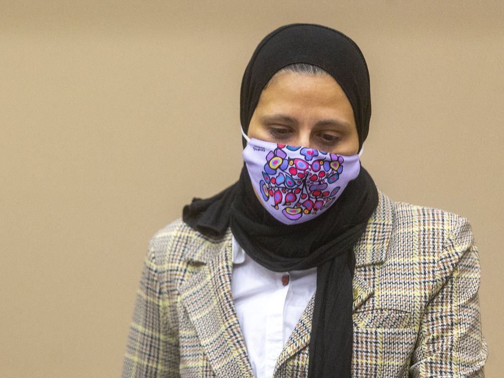 She was taken into custody at St. Thomas police headquarters on Thursday afternoon and later released.