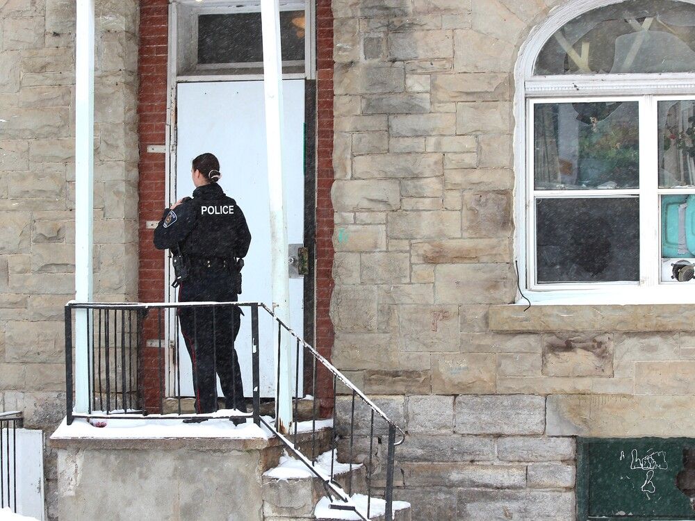 The early-morning shooting in London left one man dead and another seriously injured.