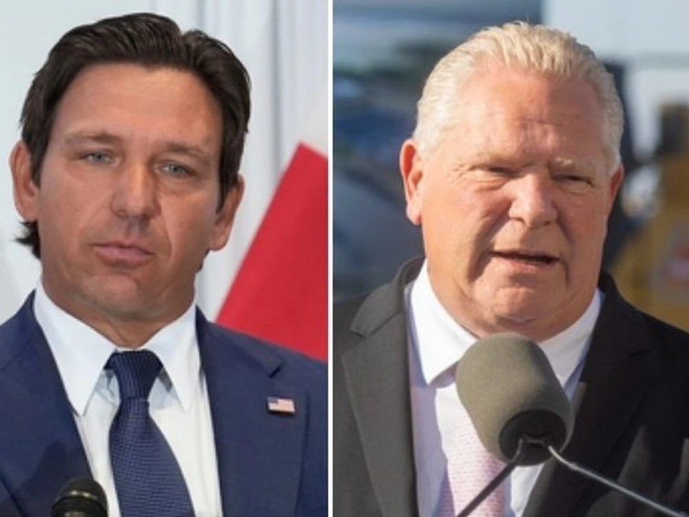 Ron DeSantis and Doug Ford