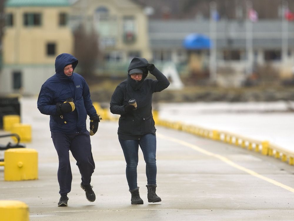 Environment Canada is warning of wind gusts of up to 110 km/h as a cold front moves through the London region.