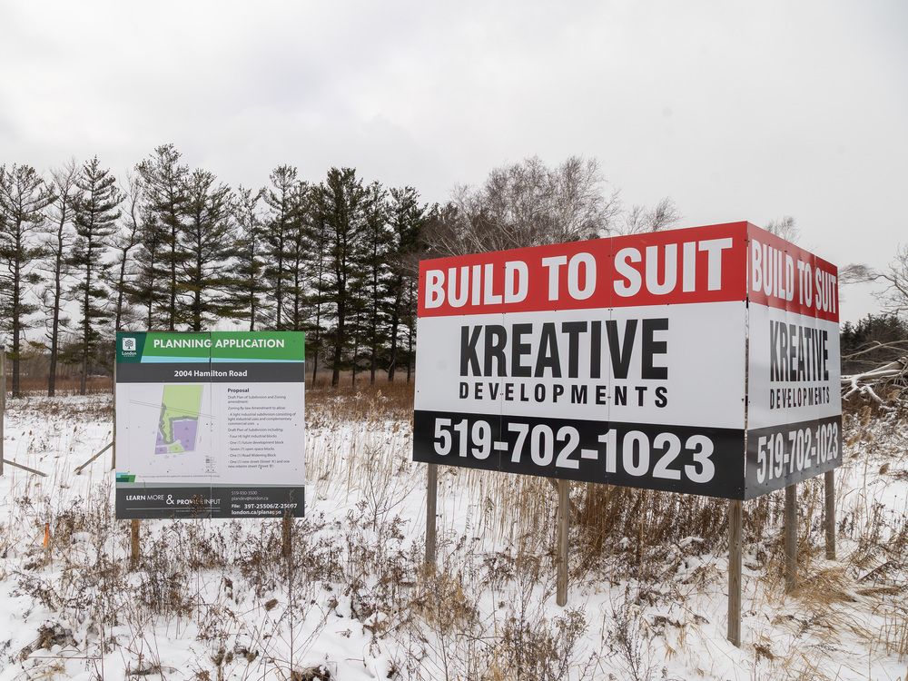 Kreative Development is proposing to build on four parcels, adding light industrial uses such as warehousing.