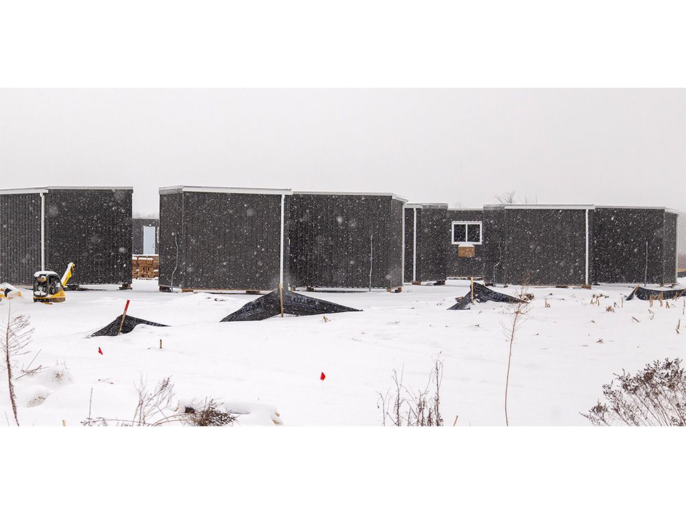 The first micro shelters destined for a southeast London field have been delivered and installed.