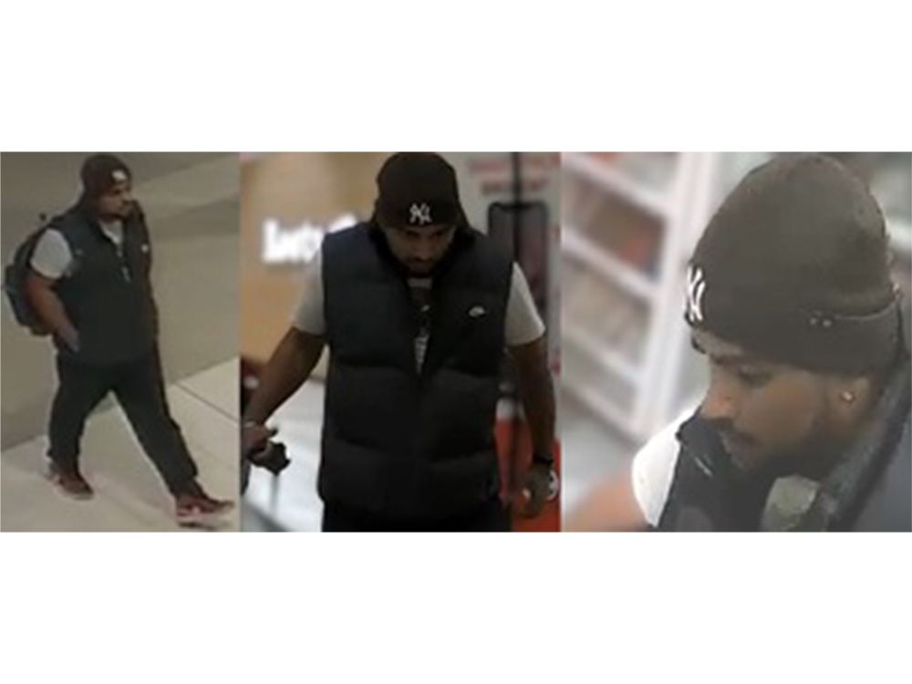 London police ask for help to identify a suspect after property was damaged, cash and cellphone products stolen from a White Oaks business.