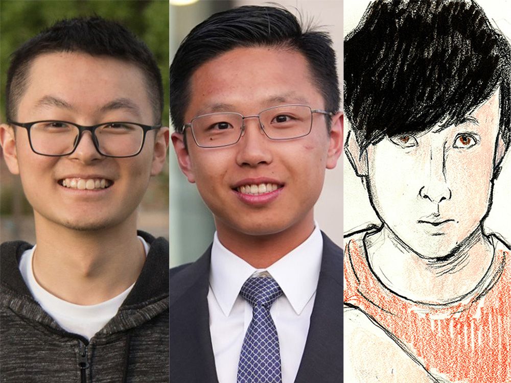 Three people charged in a London chemicals and firearms investigation appear in a video seeking funding for a drone defence system