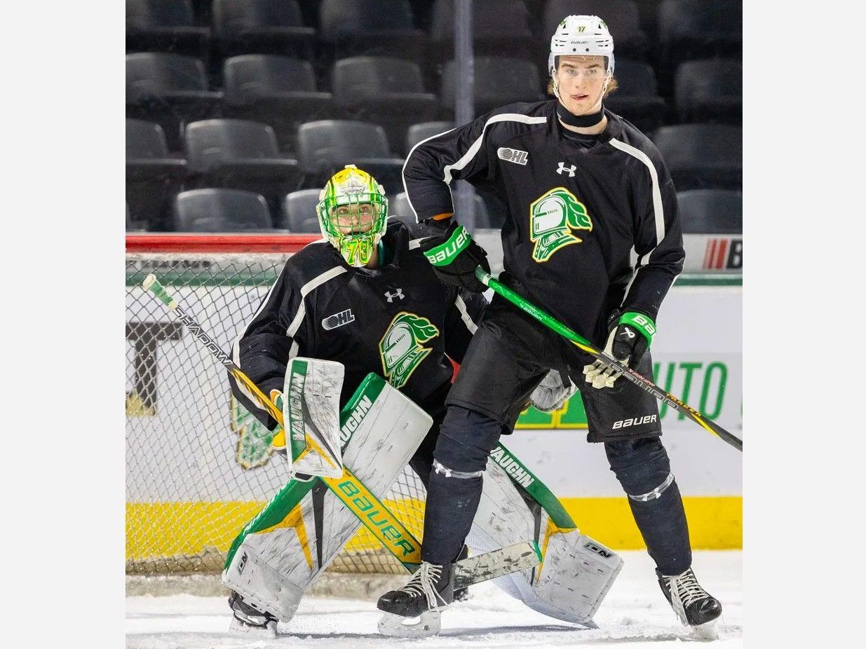 Towering Maksim Sokolovskii adds edge to London Knights’ blue line