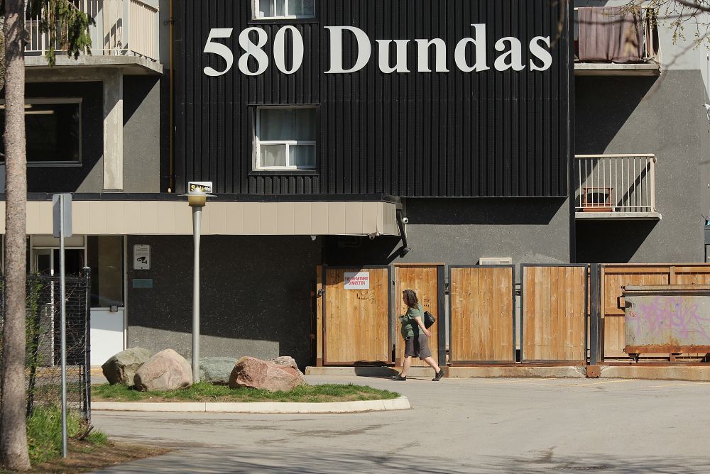 A London man who survived a shooting at a downtown-area public housing building returned to his apartment on Wednesday.