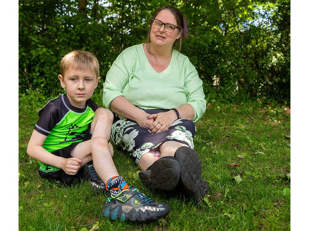 Five-year-old was found by police at a bus stop after fleeing school.