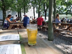 Stonepicker Brewery’s patio