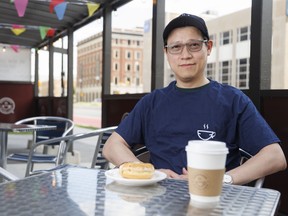 Gabriel Limgenco, owner of the Happiness Cafe