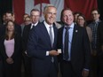 Prime Minister Mark Carney poses with London Mayor Josh Morgan