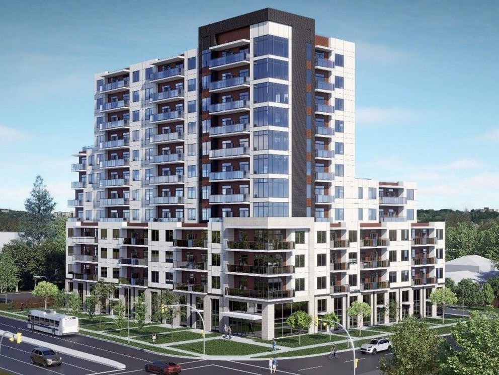 The 12-storey, 210-unit development is proposed at 1047-1055 Dearness Dr., on the northwest corner of Bradley Avenue and Dearness Drive.