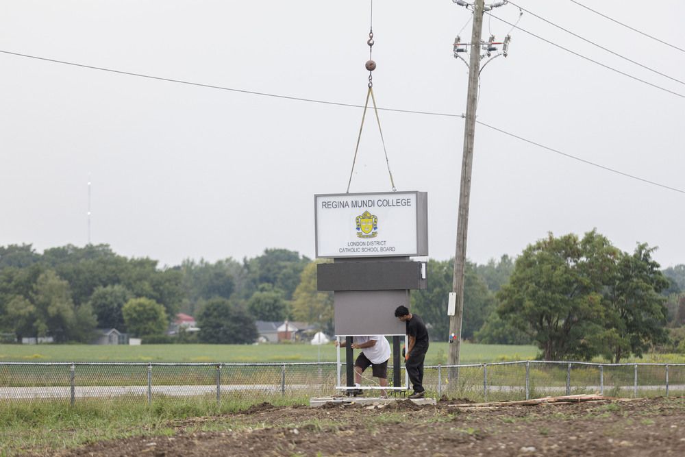 London’s new $54.3-million Regina Mundi Catholic College is set to welcome students Sept. 8.