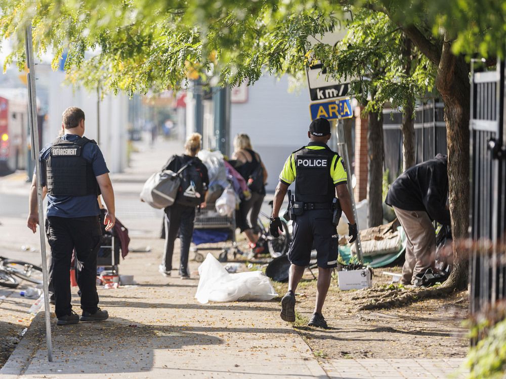 Encampment cleared at downtown gateway. But where do the people go now?