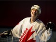 SASKATOON, SK--NOVEMBER 30/2020 - 1201 Arts Troupe - Bruce McKay rehearses for La Troupe Du Jour's one person play, Life After Hockey. Photo taken in Saskatoon, SK on Monday, November 30, 2020.