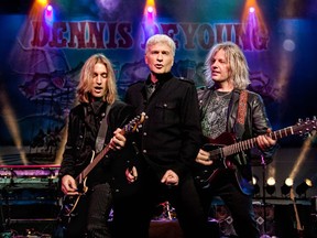 Photo: Left to right: August Zadra, Dennis DeYoung, Jimmy Leahey/ Courtesy of Rubin Fogel Productions