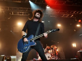 Photo of Dave Grohl and the Foo Fighters at Radio One's Big Weekend in London, Eng., taken May 14, 2011 by Dave Hogan/ Getty Images.