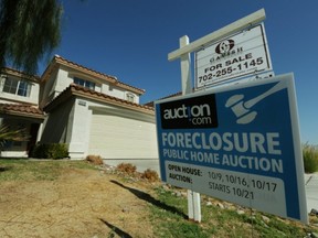 A house under foreclosure in Las Vegas on October 15, 2010 - Photo credit: AFP