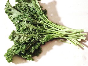 Kale is good for you and tasty, though messy, as a home-made chip. Gazette file photo by Gordon Beck.
