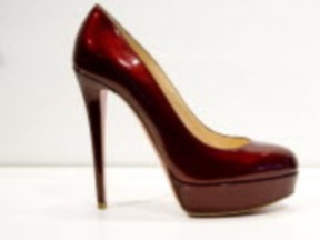A shoe by designer Christian Louboutin: Gazette photo