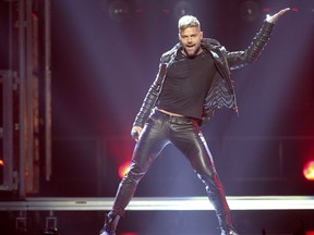 Photo of Ricky Martin in Montreal by Marie-France Coallier/ The Gazette.