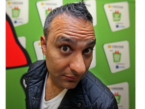 Russell Peters was on hand Tuesday, May 10 for the launch of the Just for Laughs lineup. Photo by John Mahoney.