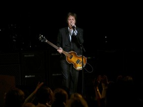 Photo of Paul McCartney at the Apollo Theatre Dec. 13, 2010 by Larry Busacca/ Getty Images