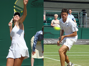 Rebecca Marino and Milos Raonic, junior Wimbledon 2008