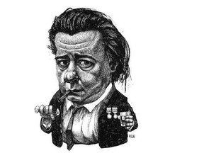 The best-known caricature of Mordecai Richler by The Gazette's award-winning cartoonist Aislin, who was a friend of Richler's. Photograph by: (Aislin/The Gazette)