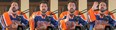 Composite photo of director Kevin Smith, made from screen grabs of the video he sent to Montreal's Fantasia Film Festival, which showed his new movie Red State.