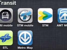 montreal traffic public transit iphone apps transports