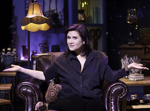 Carrie Fisher in Wishful Drinking is living proof Hollywood is a four