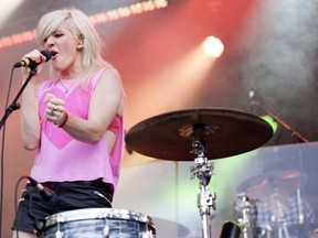 MONTREAL, QUE.: July 29, 2011-- Ellie Goulding performs during the third day of the Osheaga Music and Arts festival in Montreal, Quebec. PHOTO BY TIM SNOW