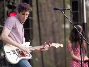 MONTREAL, QUE.: July 29, 2011-- The Pains Of  Being Pure At Heart perform during the third day of the Osheaga Music and Arts festival in Montreal, Quebec. PHOTO BY TIM SNOW