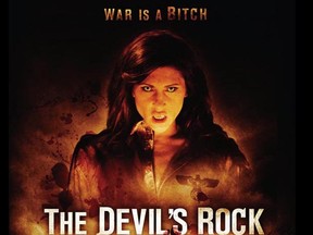 Poster for New Zealand war/fantasy/horror/occult film The Devil's Rock, being shown at the Fantasia Film Festival in Montreal (July 14, August 7, 2011).