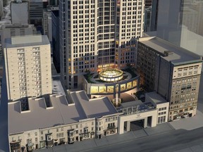 The latest rendering of Monit's proposed Waldorf project, as it appears on mtlurb.com